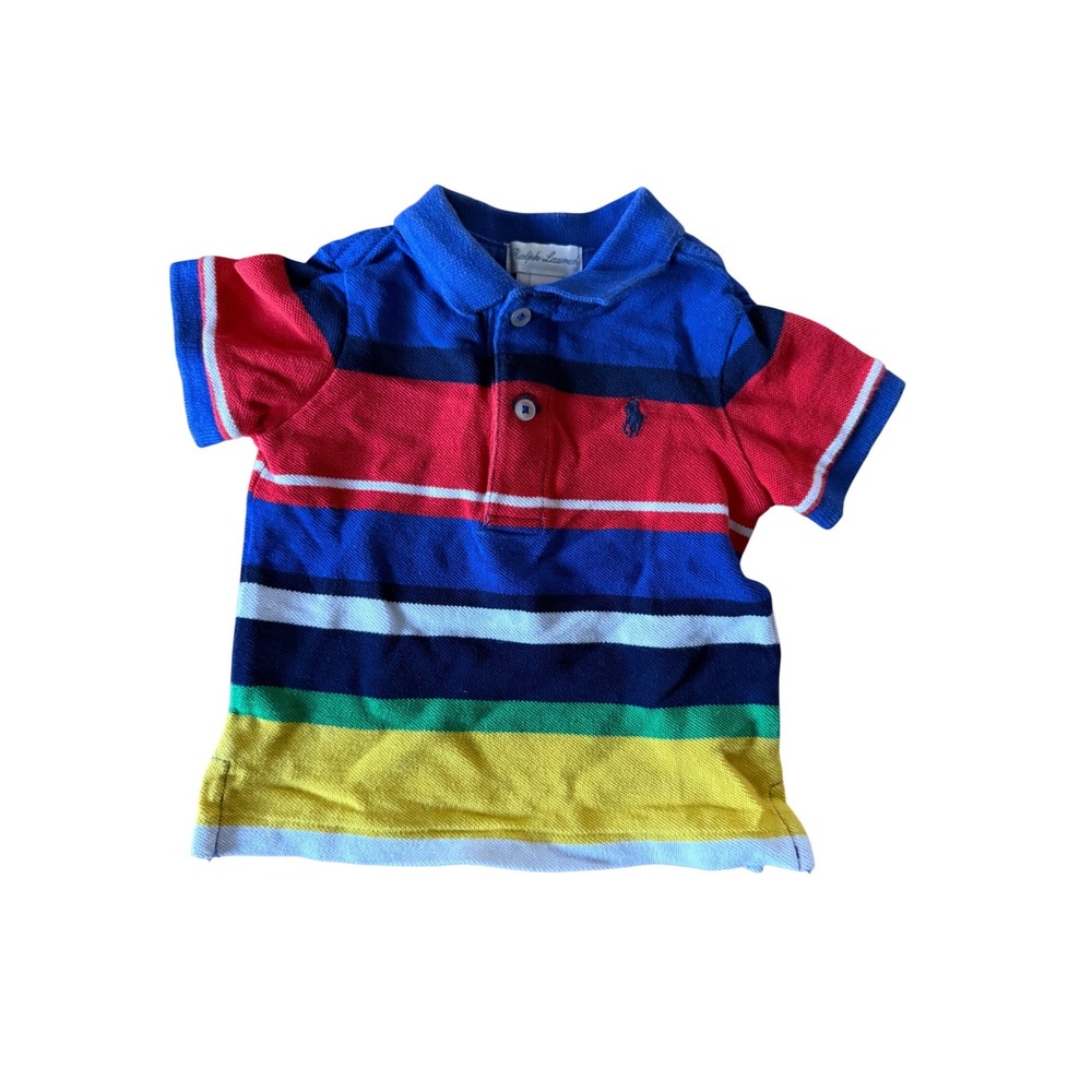 Ralph Lauren striped polo top‎